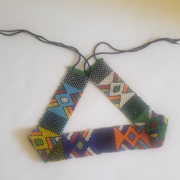 Massai Beaded Women Waist Belt - Picture 5 of 10